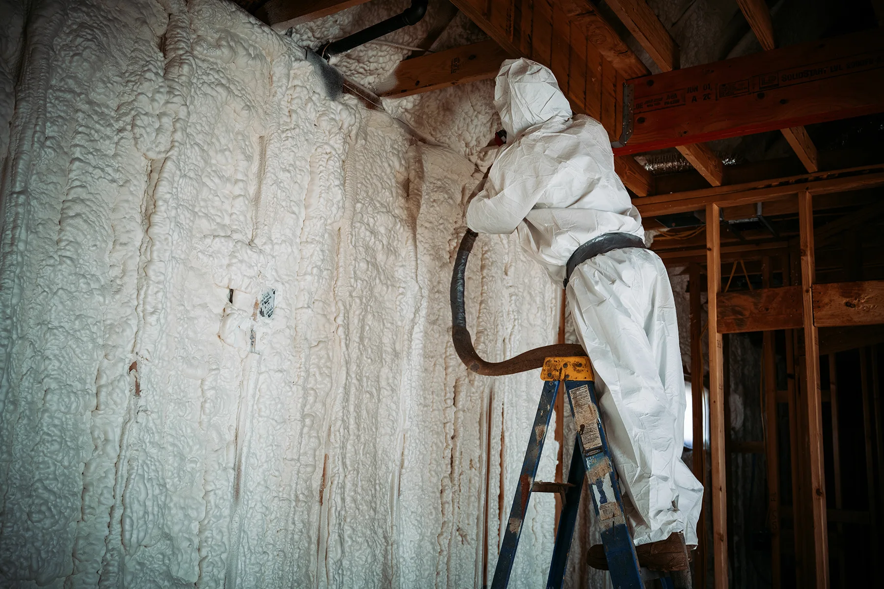 Polar blast professional removers of spray foam insulation