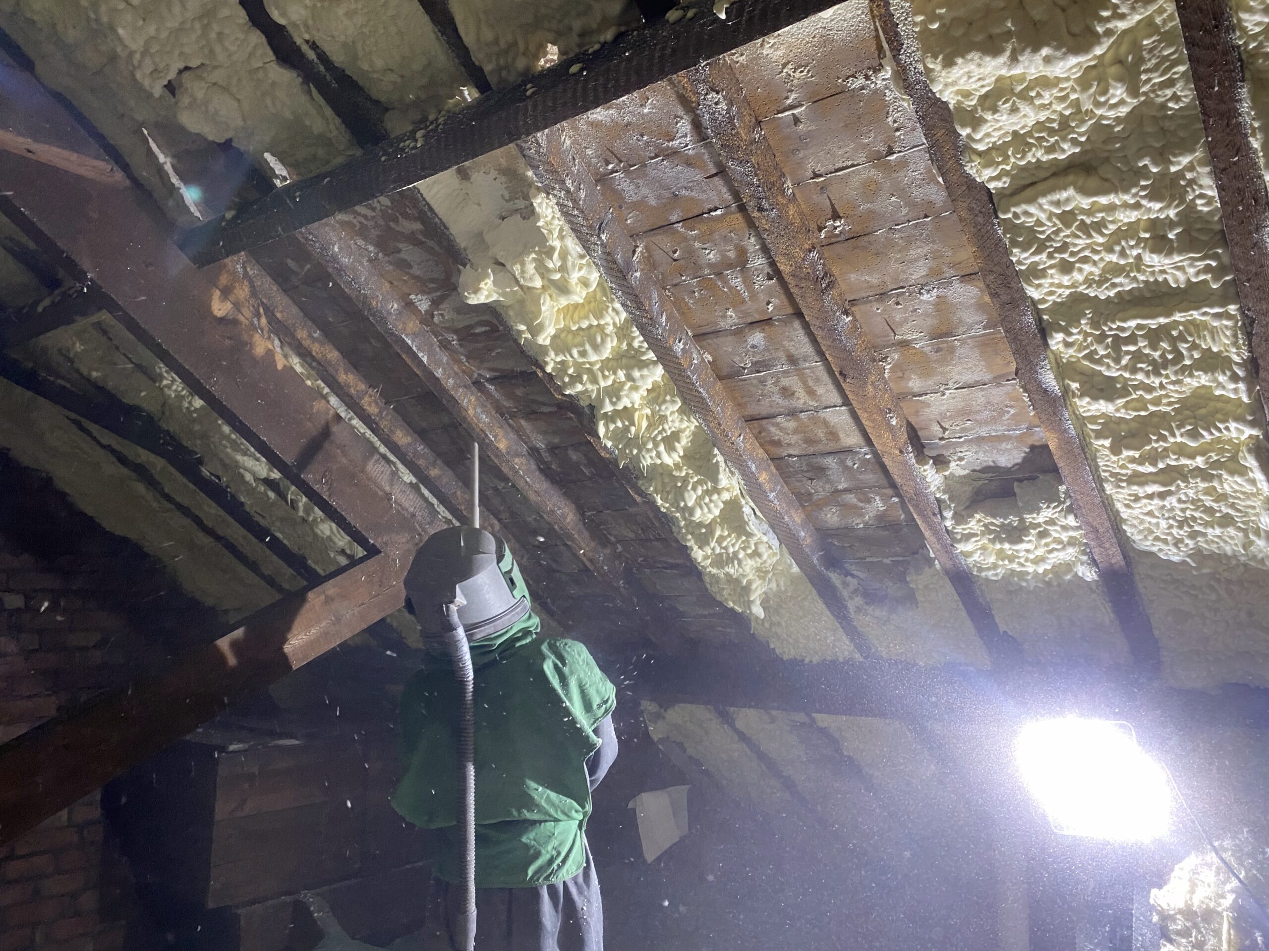 Spray Foam Removal by Polarblast